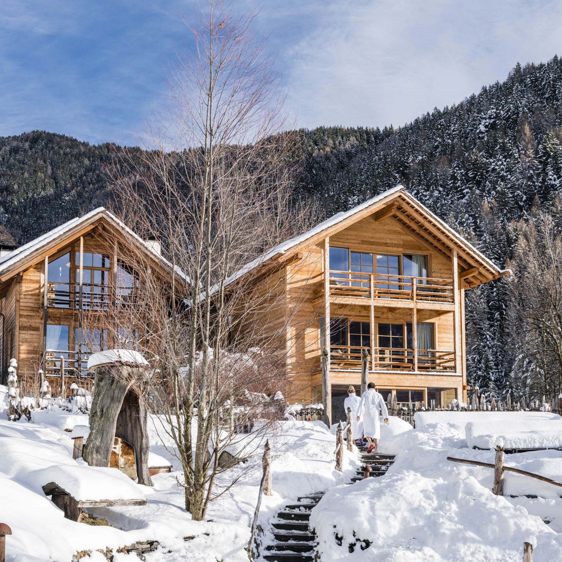 Winterurlaub in Südtirol – Naturhotel Lüsnerhof in den Dolomiten