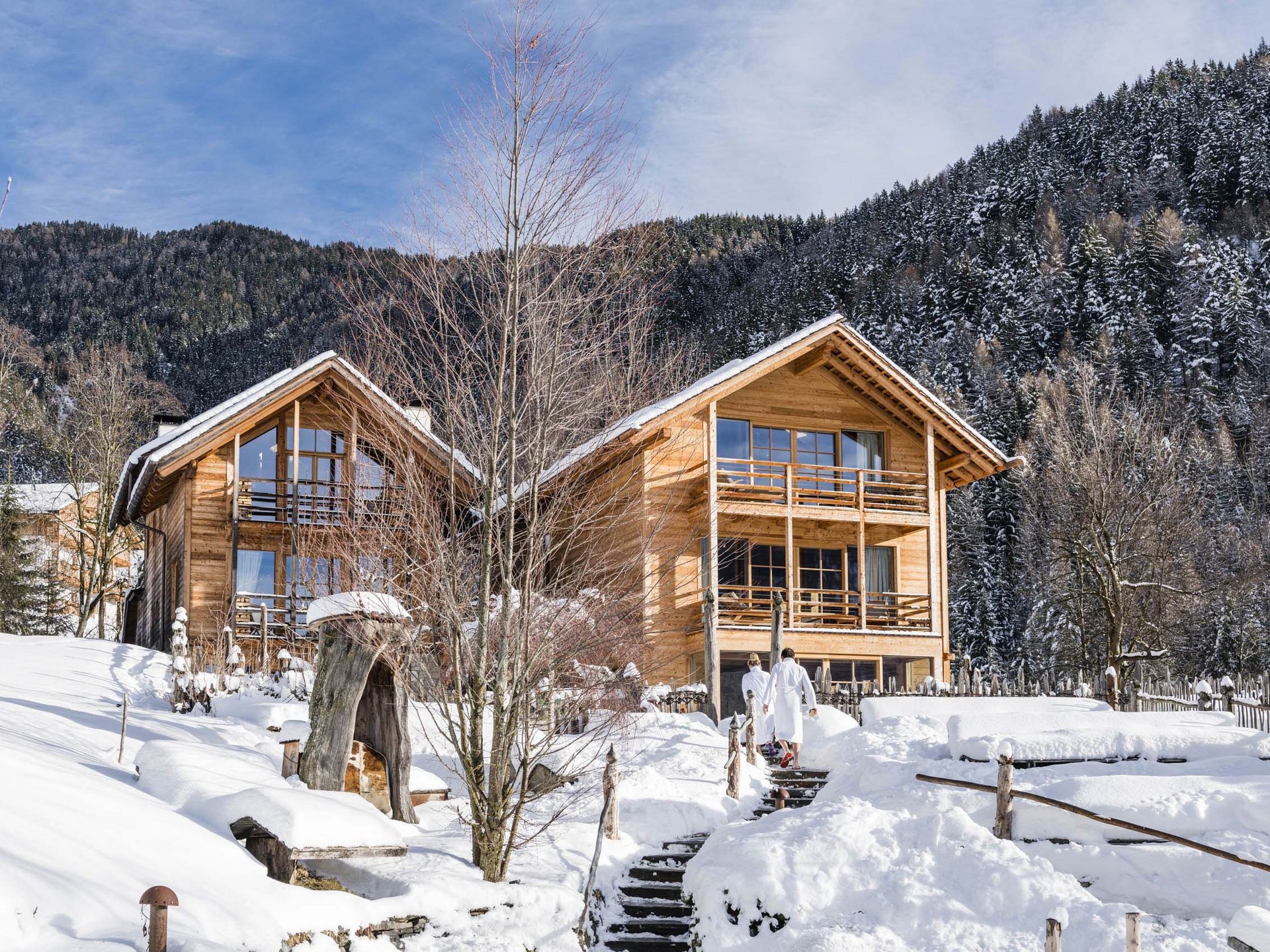 Winterurlaub in Südtirol – Naturhotel Lüsnerhof in den Dolomiten